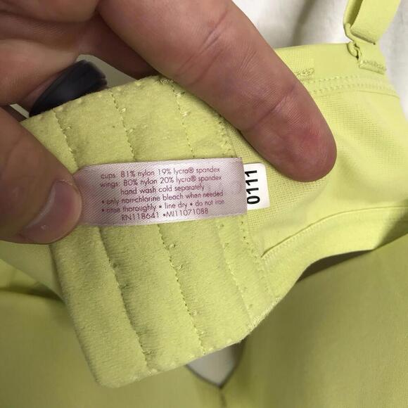 Cacique Bra Womens Size 44C Lightly Lined T Shirt Lime Green Wired Comfort - Picture 4 of 7
